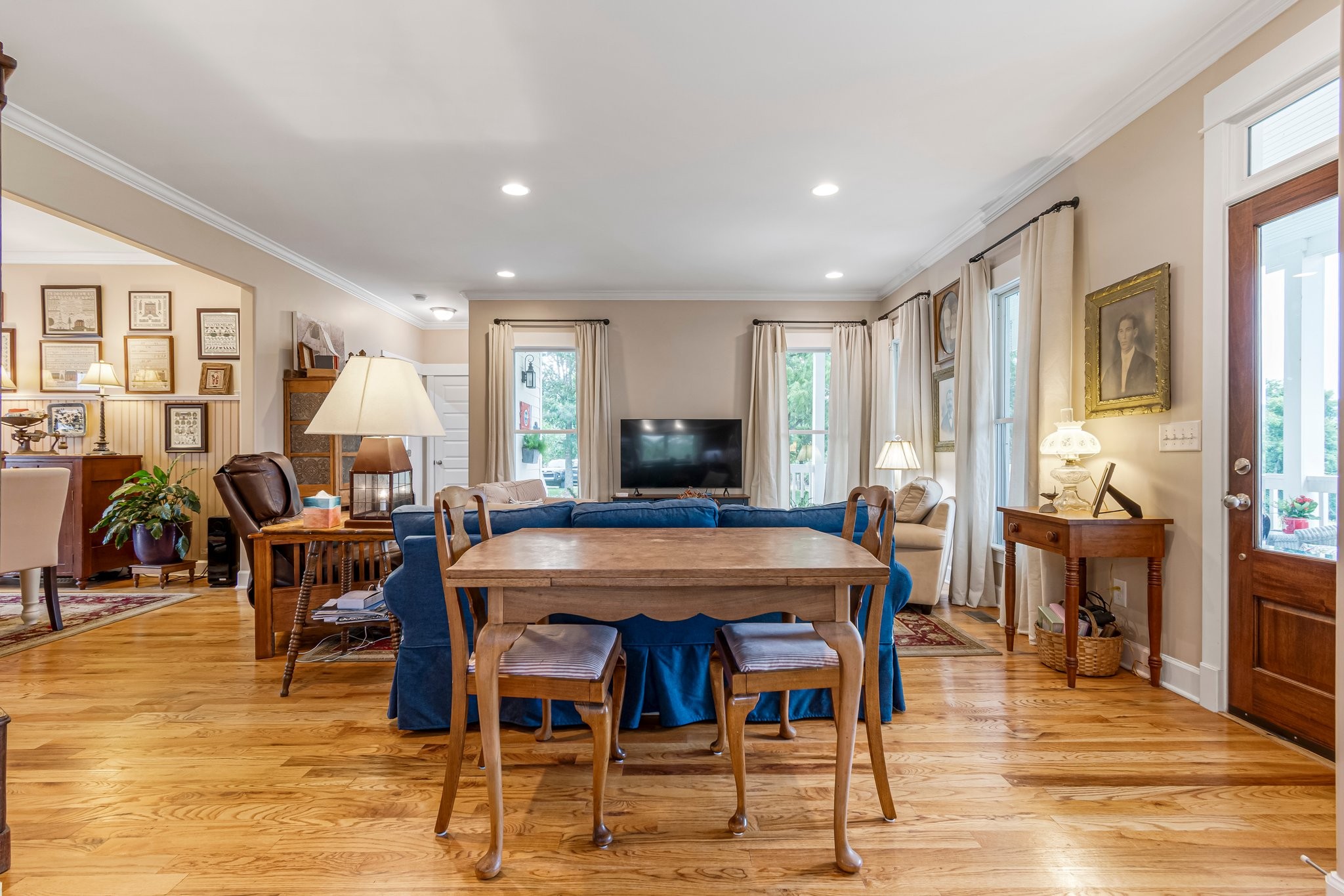 4540 Peytonsville Road Franklin, TN 37064 - Photo 48 of 84 a view of a dining room with furniture window and wooden floor