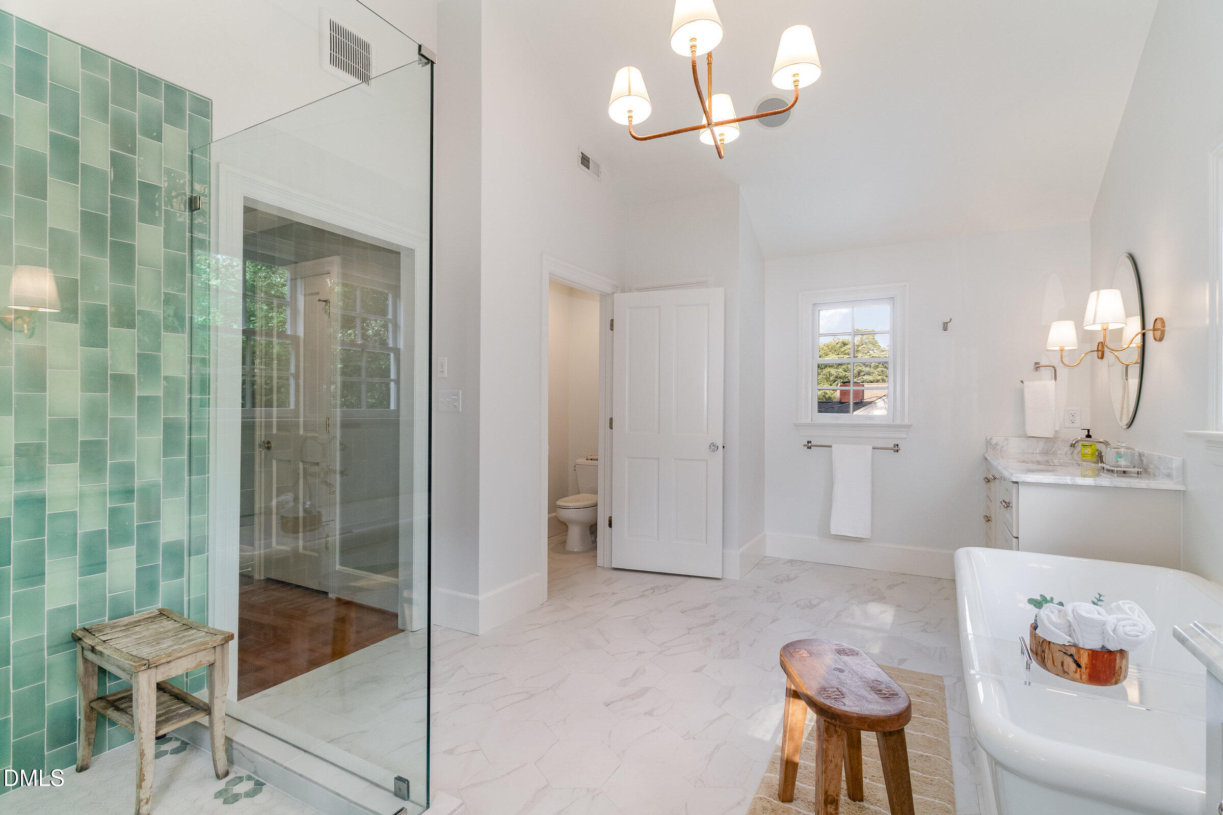 2404 Beechridge Road Raleigh, NC 27608 - Photo 27 of 52 a bathroom with a shower