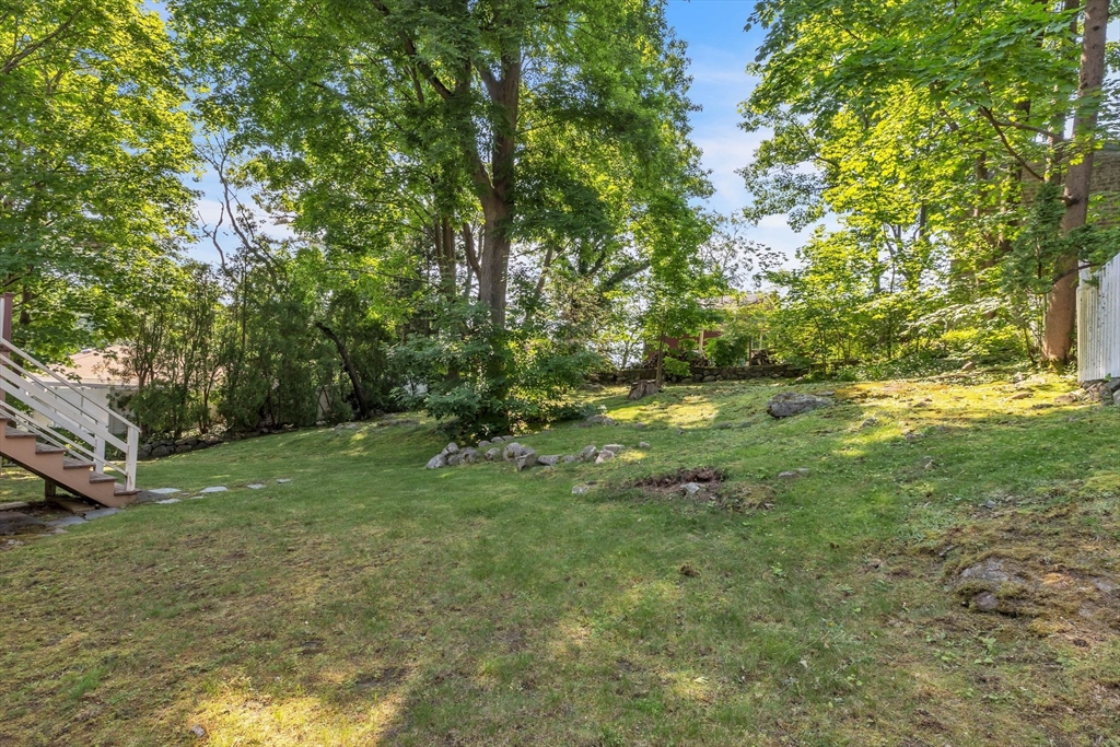 4 Birch Road Swampscott, MA 01907 - Photo 33 of 42 a big yard with lots of green space and trees