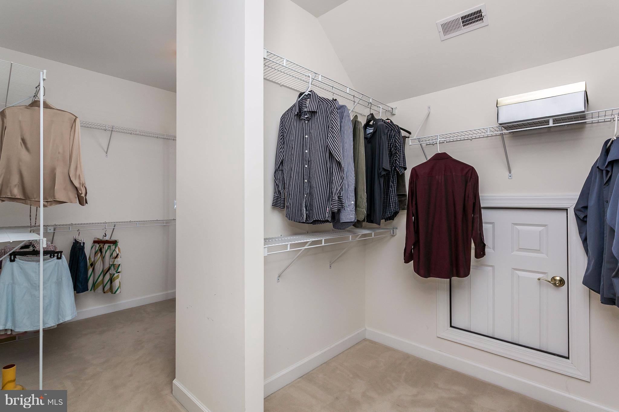 10360 Pot Spring Road Lutherville-Timonium, MD 21093 - Photo 25 of 30 2 SIDED WALK IN CLOSET W EXTRA WALK IN UNFINISHED