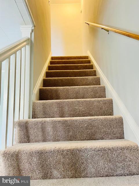 7030 Dunbar Road Baltimore, MD 21222 - Photo 12 of 20 Upper Staircase (new carpet)