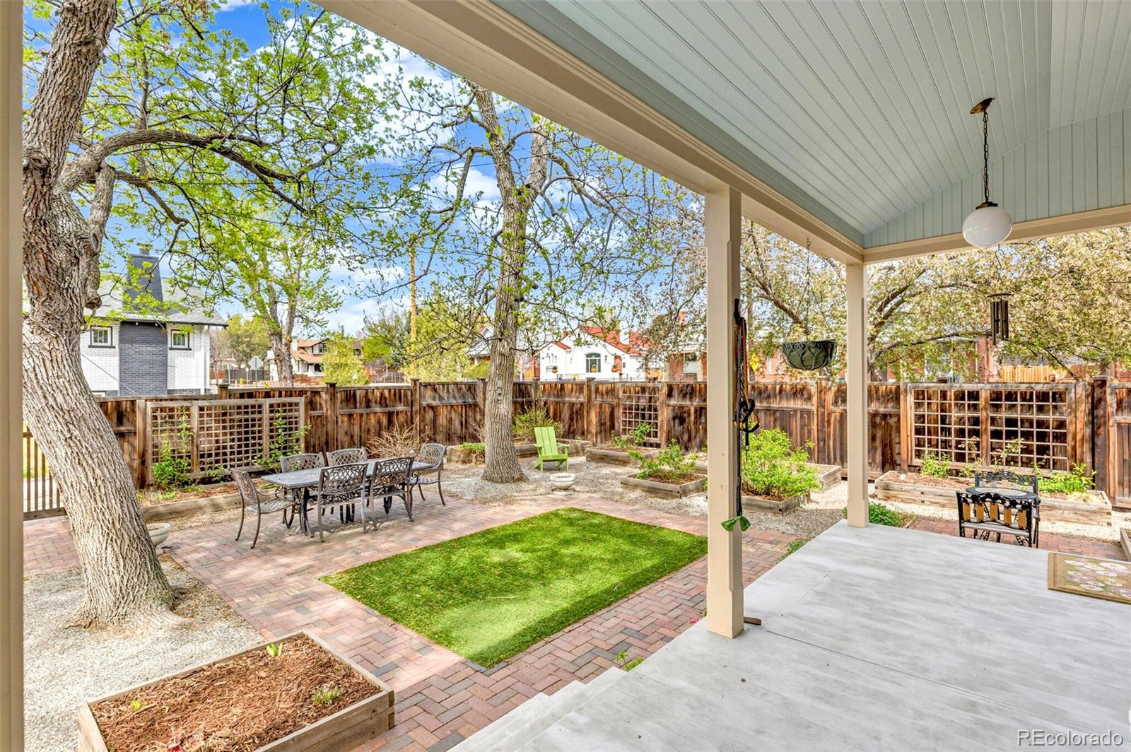 2851 Perry Street Denver, CO 80212 - Photo 44 of 50 a view of a porch with chairs and backyard