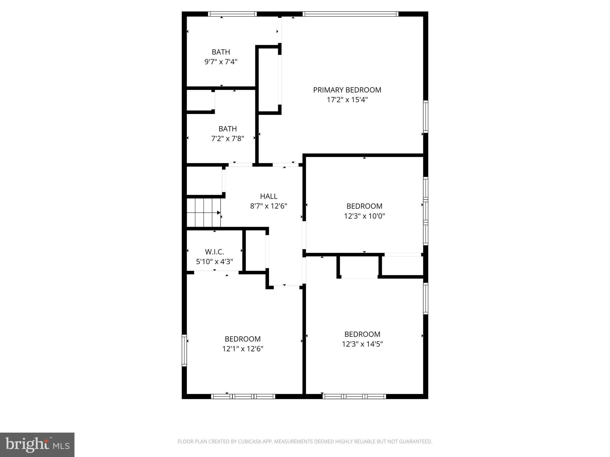 6002 Roland Avenue Baltimore, MD 21210 - Photo 47 of 49 Upper Level Floor Plan