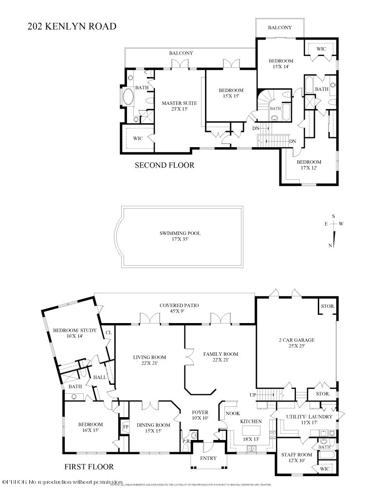 202 Kenlyn Road Palm Beach, FL 33480 - Photo 16 of 16 Floorplan