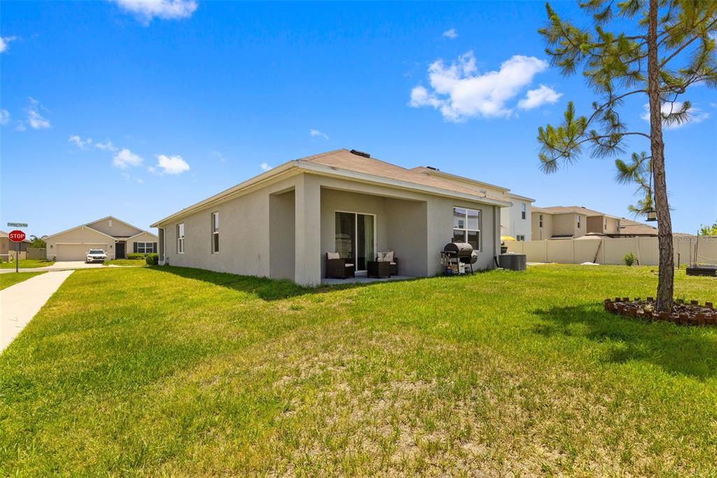 2959 Common Fig Run Wesley Chapel, FL 33543 - Photo 20 of 36 a view of a house with a backyard