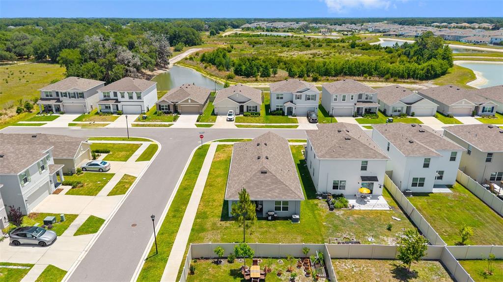 2959 Common Fig Run Wesley Chapel, FL 33543 - Photo 29 of 36 an aerial view of residential houses with outdoor space
