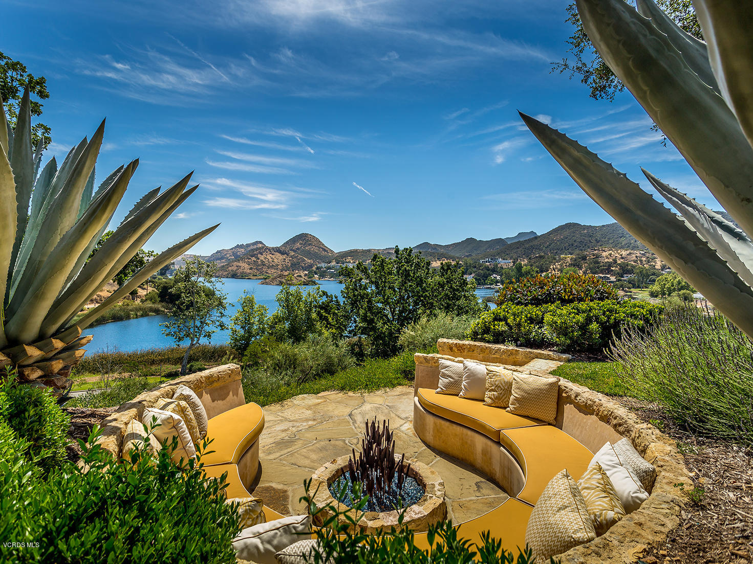 100 West Potrero Road Thousand Oaks, CA 91361 - Photo 48 of 67 a view of roof deck with couches and potted plants