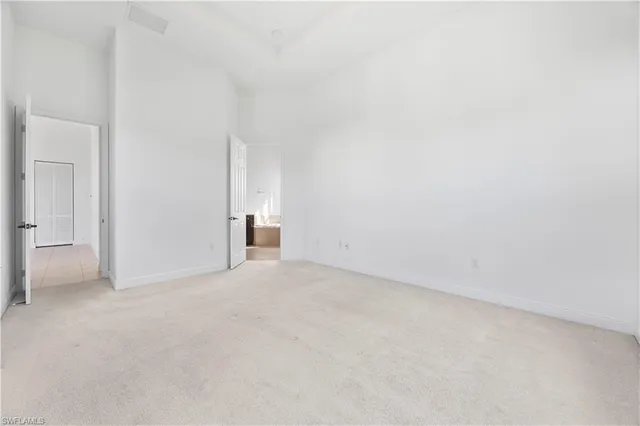 a view of empty room