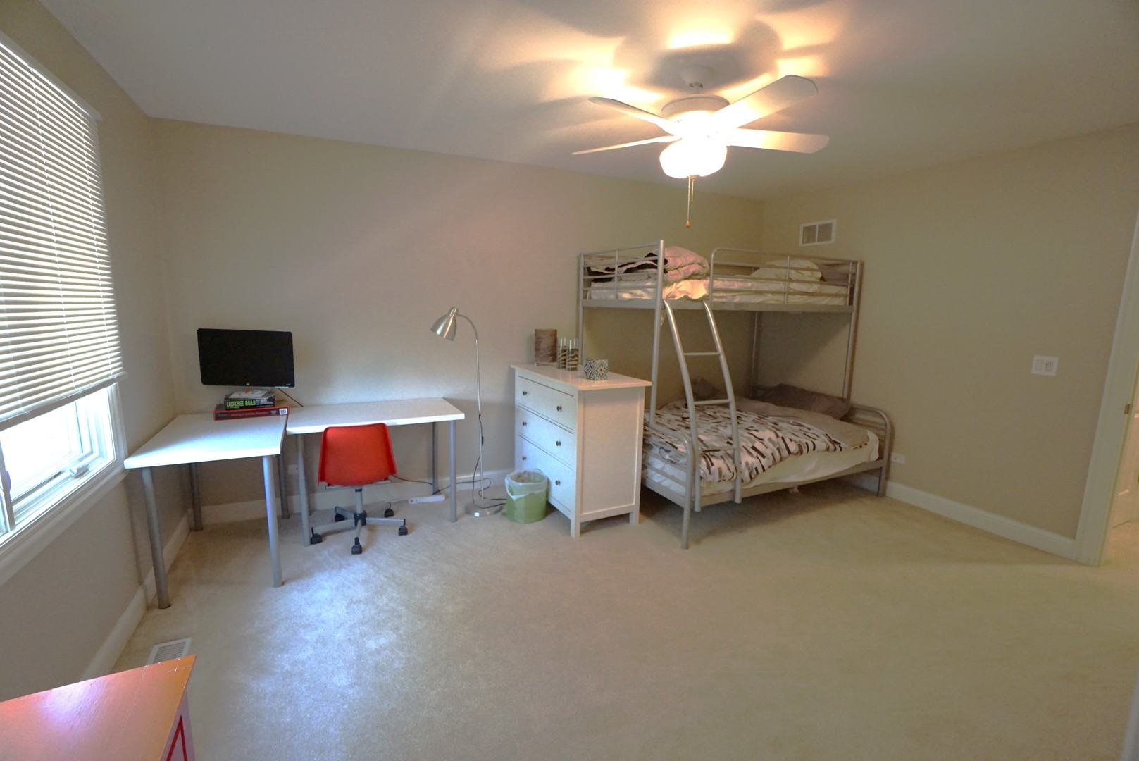 8 North Smith Street Palatine, IL 60067 - Photo 23 of 46 a bedroom with a bed and a chandelier