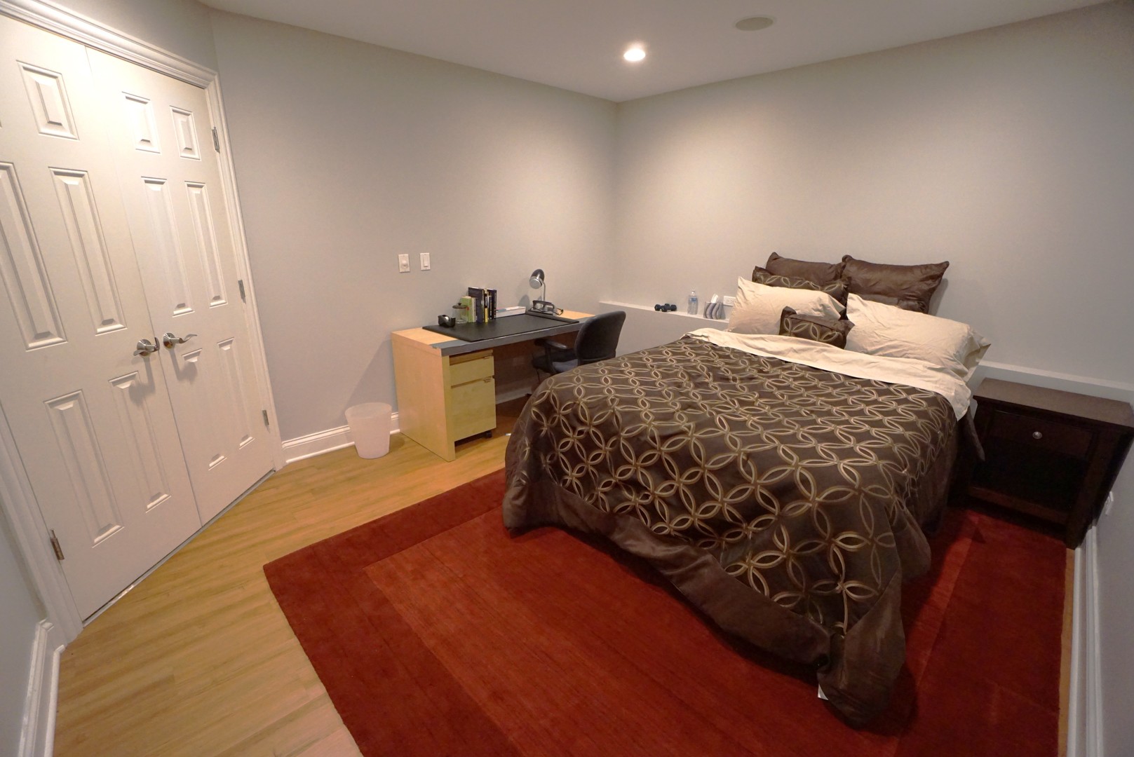 8 North Smith Street Palatine, IL 60067 - Photo 32 of 46 a bedroom with a bed and a table