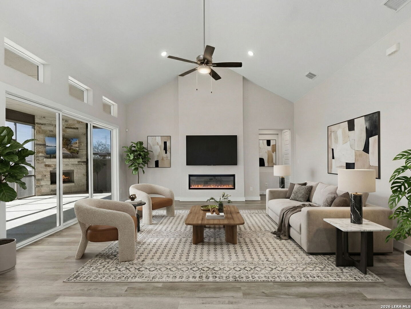 3314 Jons Way Marion, TX 78124 - Photo 11 of 50 a living room with furniture or couch and a flat screen tv