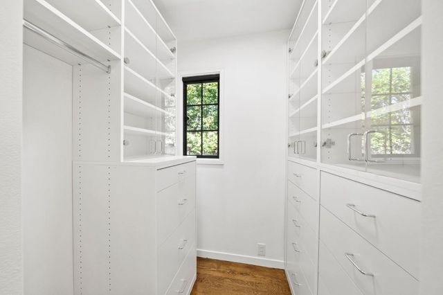 a view of a pathway of a building