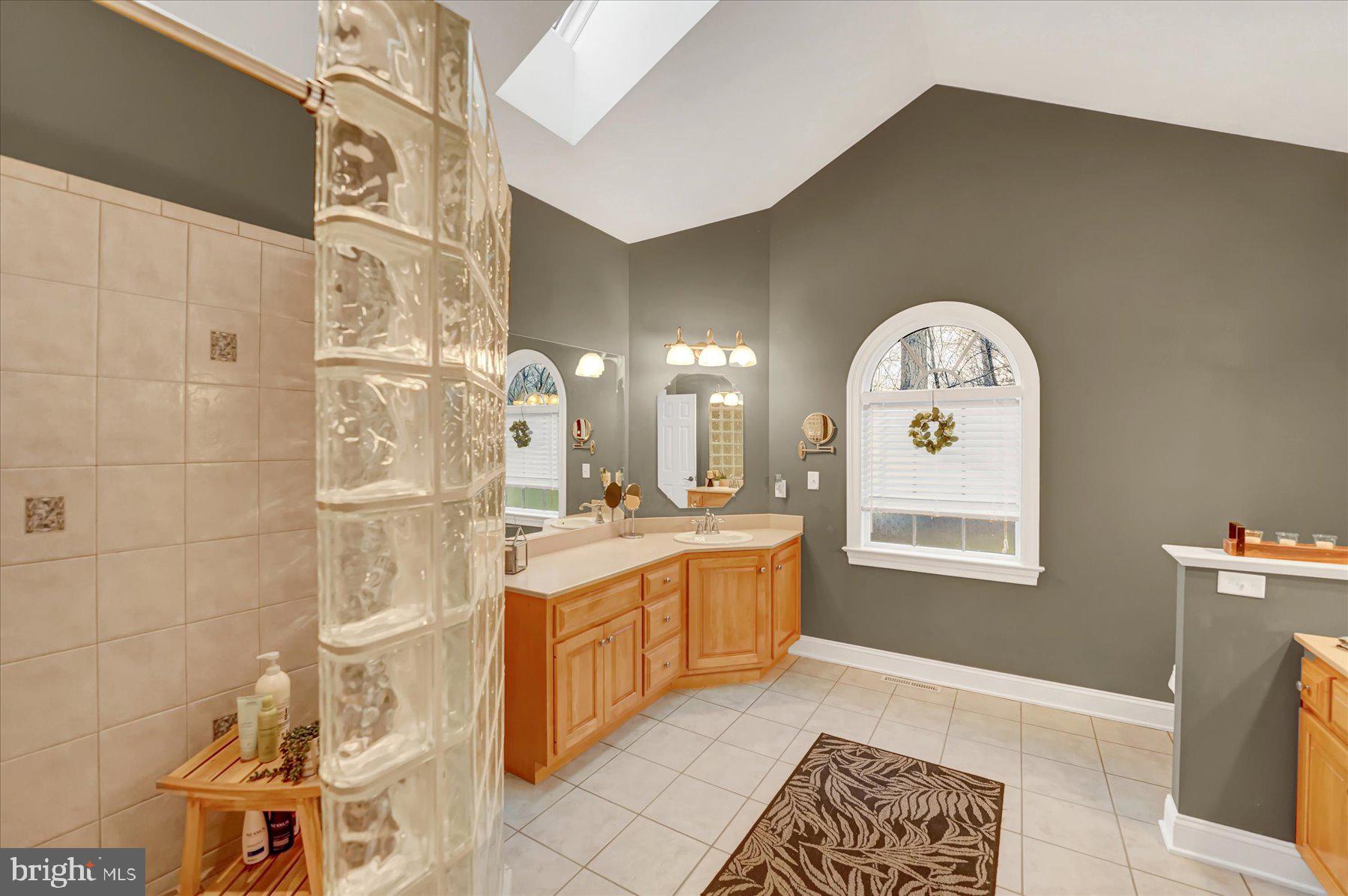 503 Robin Road Bellefonte, PA 16823 - Photo 30 of 72 a large bathroom with a double vanity sink and a mirror