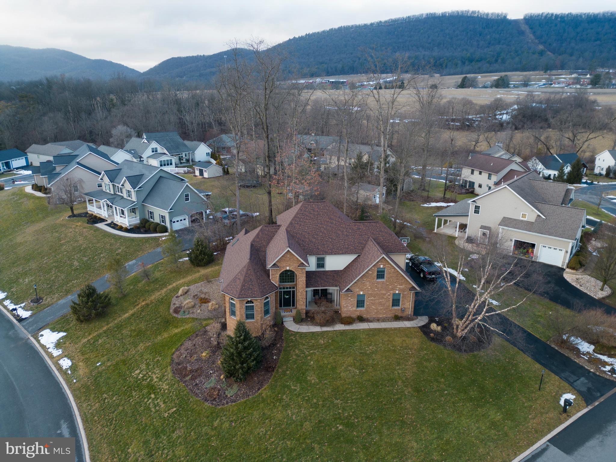 503 Robin Road Bellefonte, PA 16823 - Photo 64 of 72 an aerial view of a house with a garden and pool