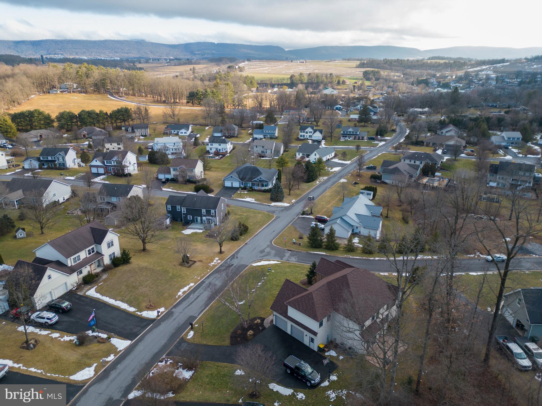 503 Robin Road Bellefonte, PA 16823 - Photo 67 of 72 an aerial view of a city with mountains