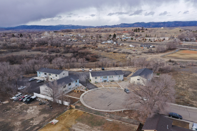 102 East Richelman Lane Wellington, UT 84542 - Photo 2 of 39 Drone / aerial view of a mountain backdrop