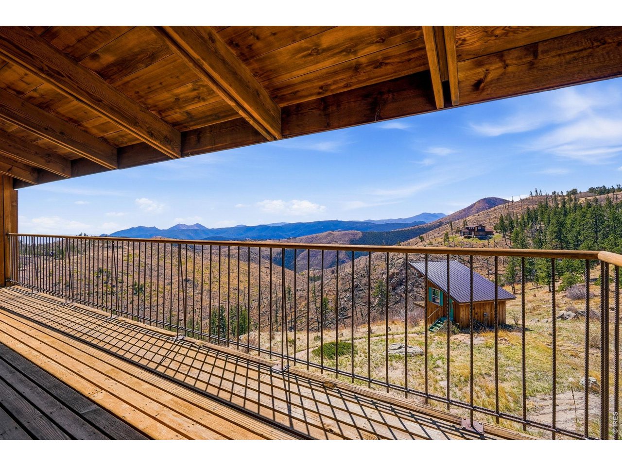 393 Dixon Road Boulder, CO 80302 - Photo 28 of 50 South views from Bedroom #3 deck - overlooking studio/workshop