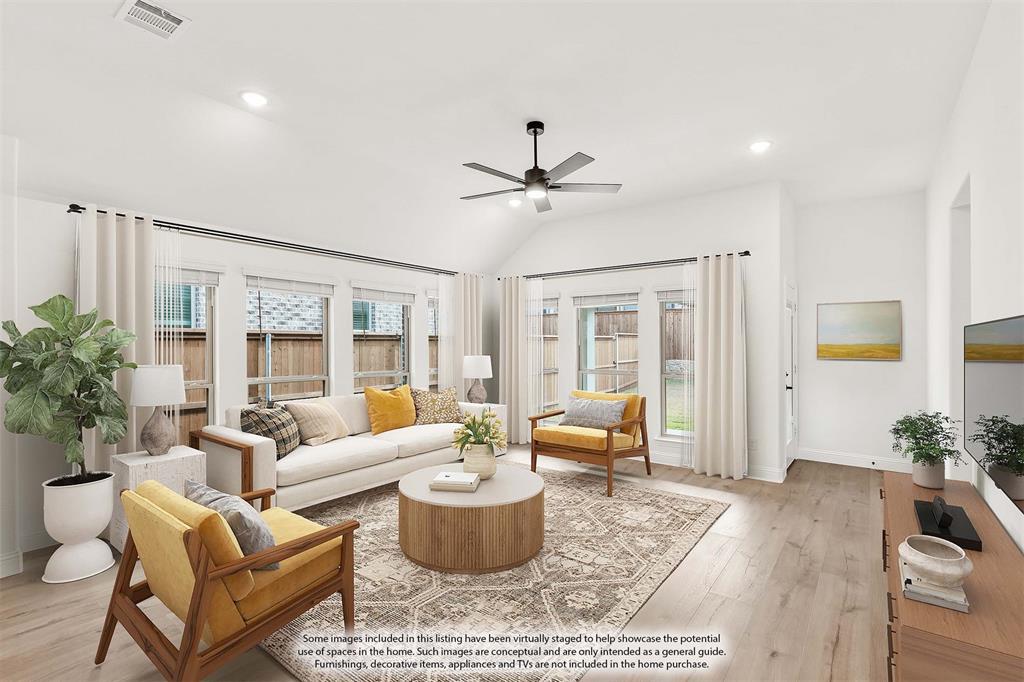 14509 Lovelace Street Pilot Point, TX 76258 - Photo 15 of 35 a living room with furniture and a large window