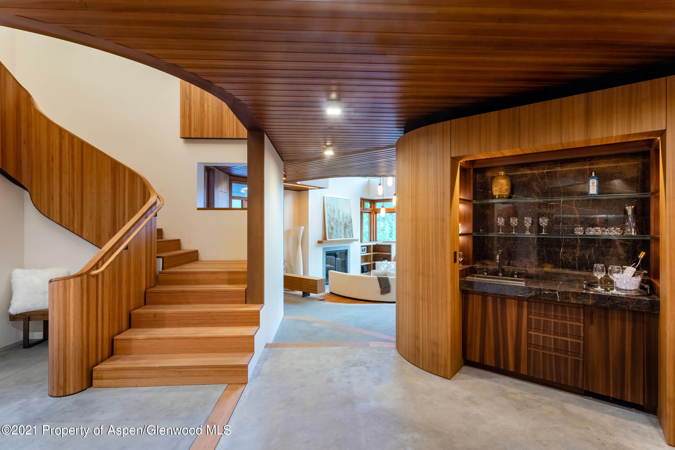 255 Conundrum Creek Road Aspen, CO 81611 - Photo 58 of 70 a view of entryway and hall with wooden floor