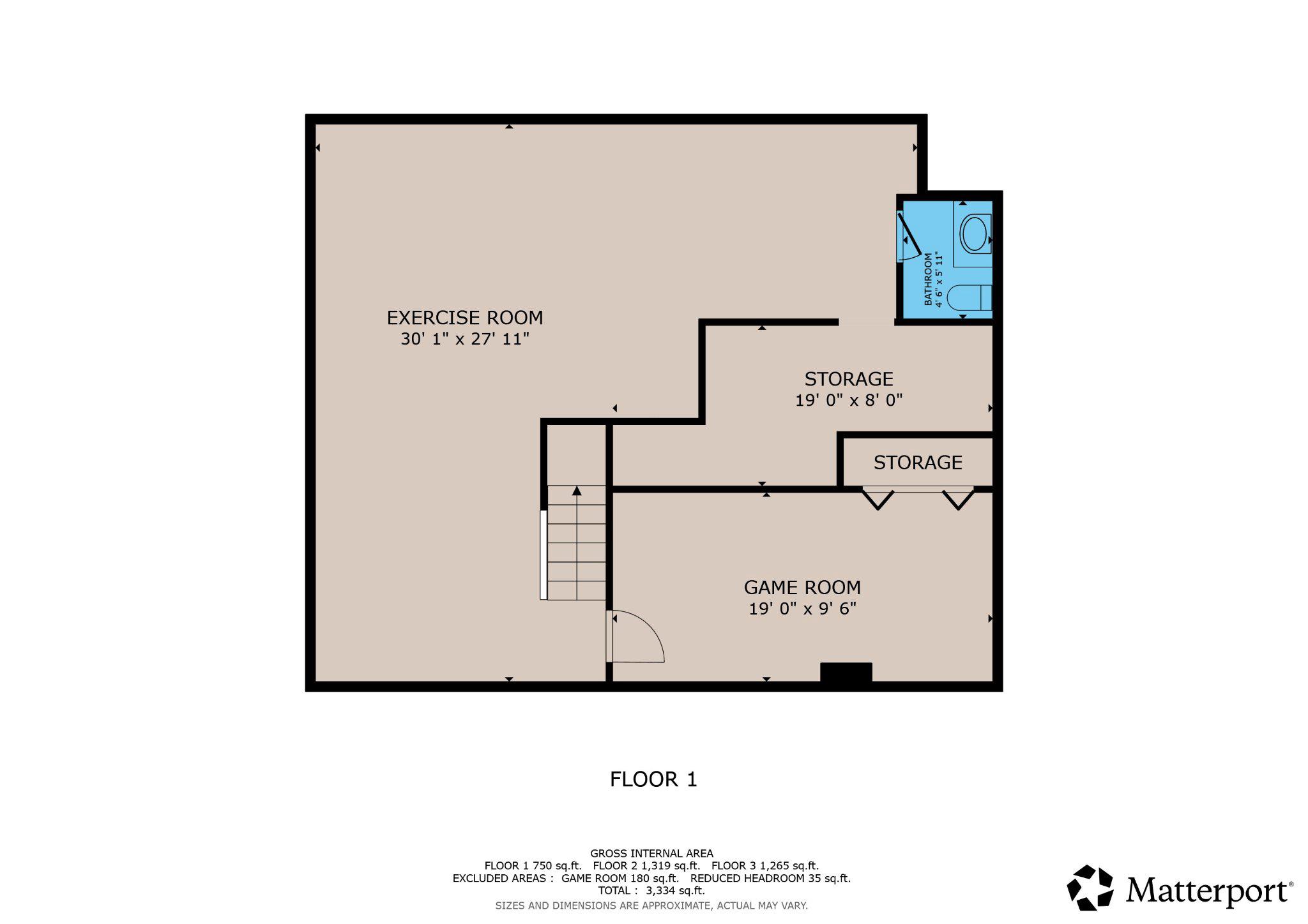 11901 Rustic Farm Court Germantown, MD 20874 - Photo 132 of 134 Floor Plan 1- Basement - Lower Level (LL)