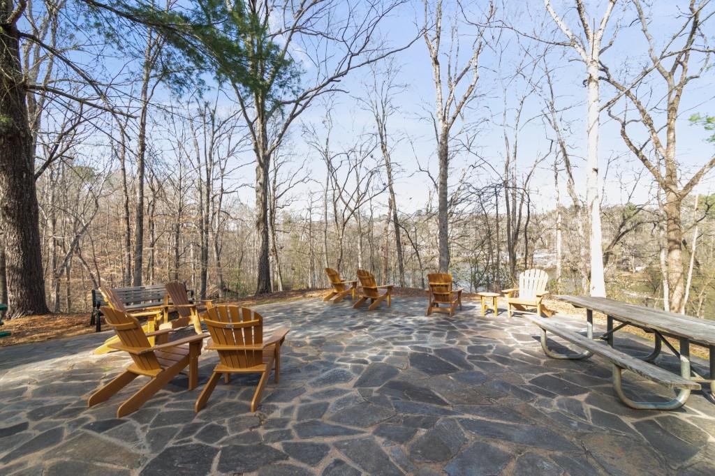 355 Westerhall Court Sandy Springs, GA 30328 - Photo 35 of 37 a view of a backyard with sitting area