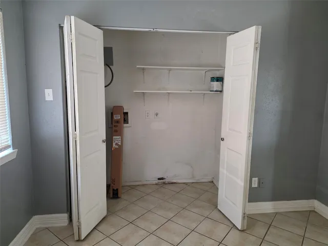 a view of closet area