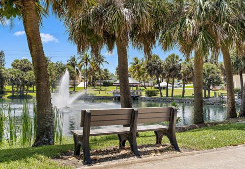 50 Celestial Way, Unit 207 Juno Beach, FL 33408 - Photo 28 of 30 a view of a bench in a park