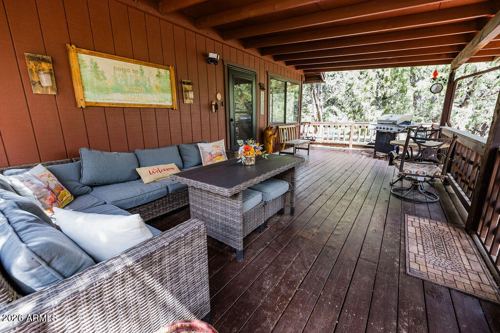 838 Palomino Way Payson, AZ 85541 - Photo 12 of 87 a outdoor living space with furniture and garden view