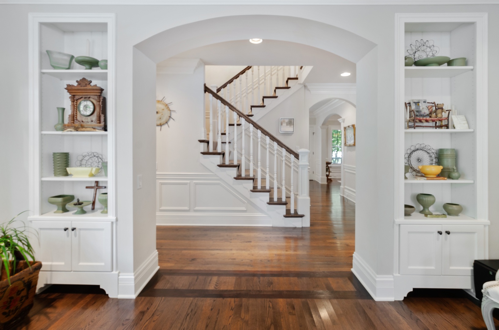 672 Elder Lane Winnetka, IL 60093 - Photo 16 of 32 a view of entryway and hall with wooden floor