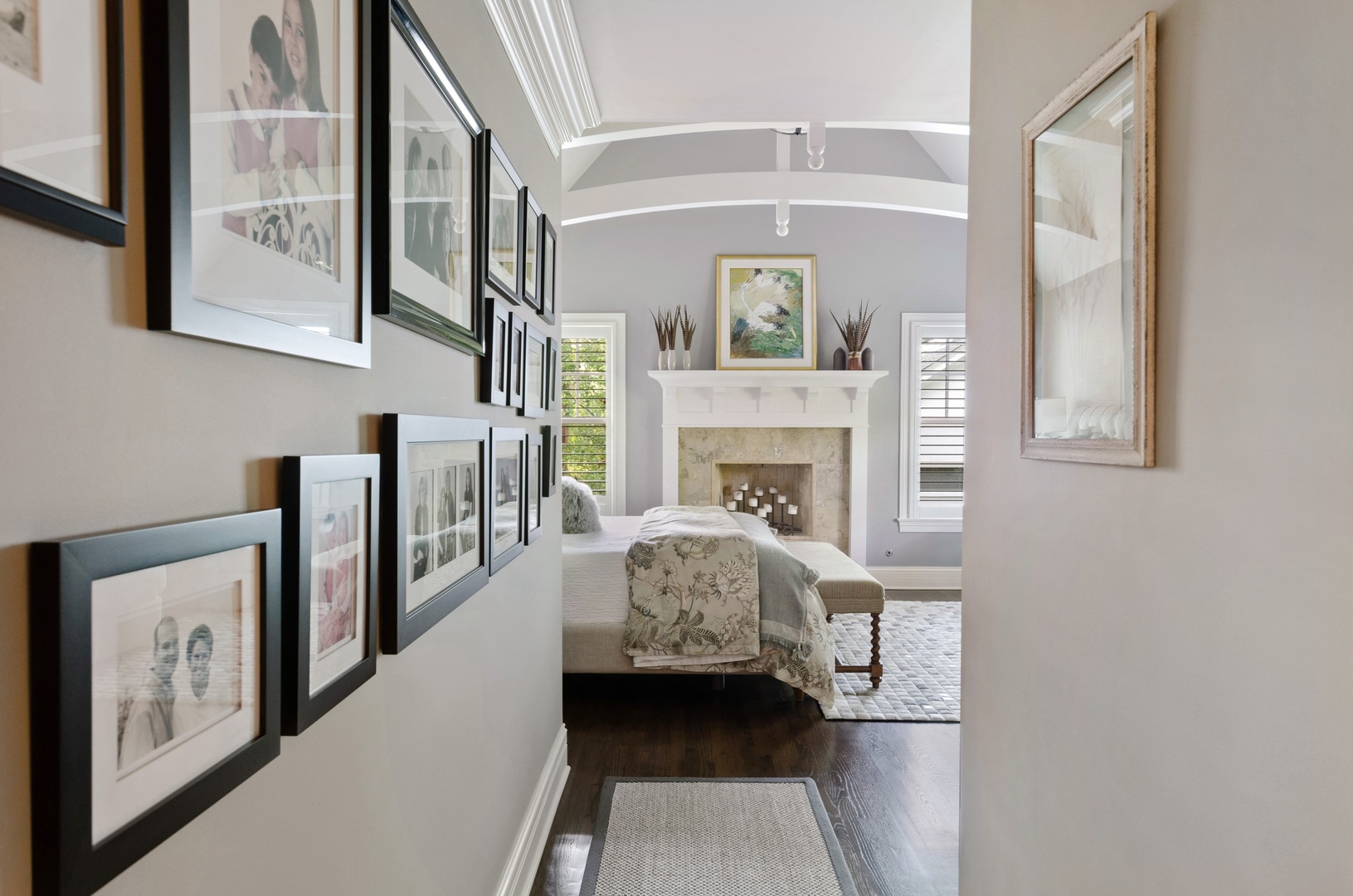 672 Elder Lane Winnetka, IL 60093 - Photo 17 of 32 a living room with furniture and a fireplace