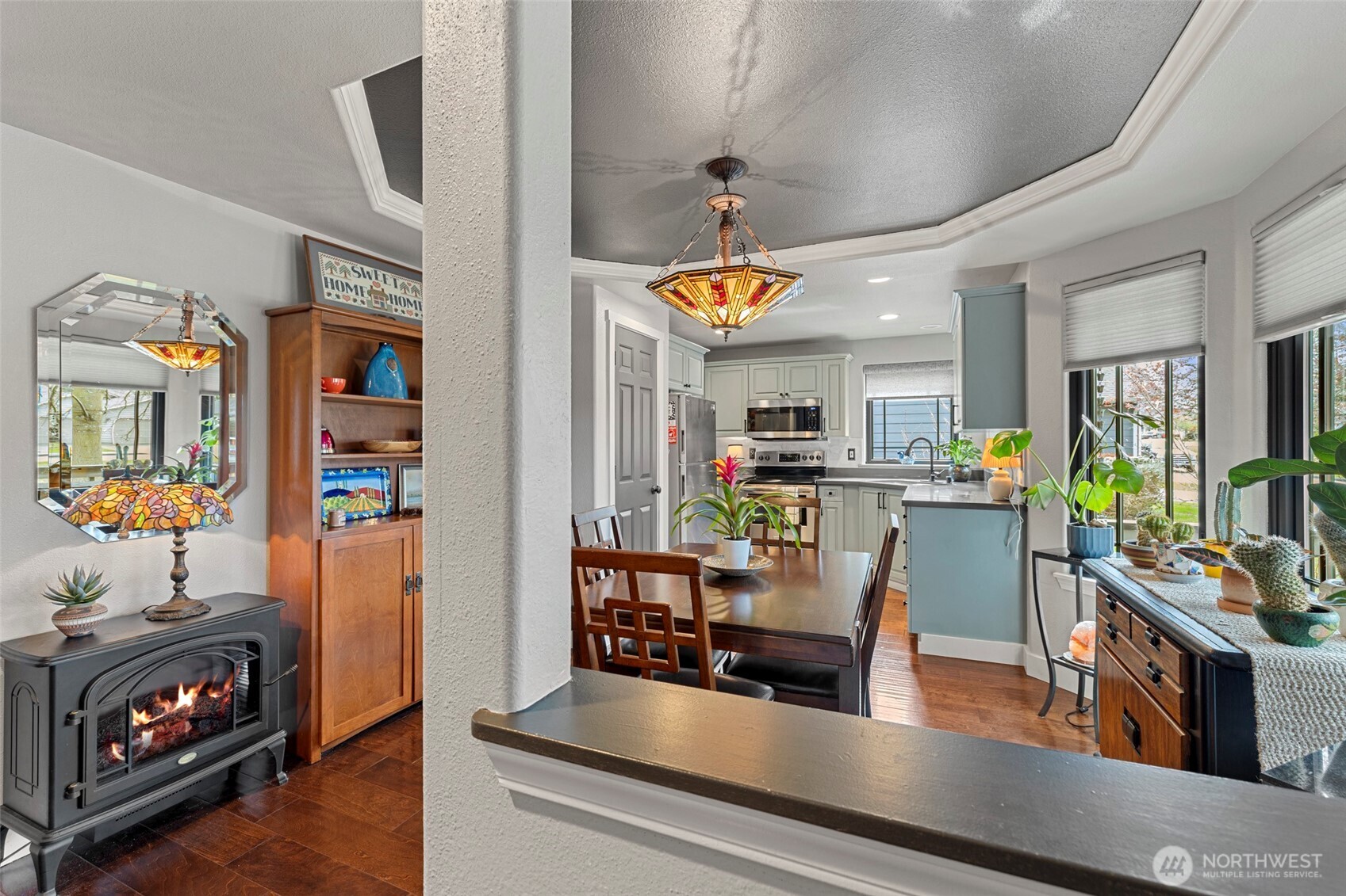 108 South 28th Street Mount Vernon, WA 98274 - Photo 5 of 40 a living room with furniture and a fireplace