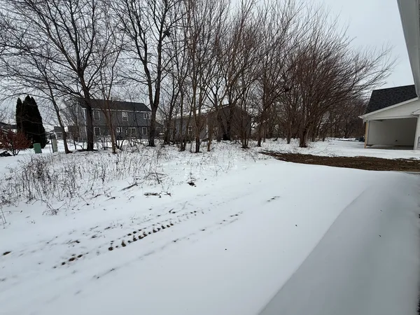 a view of snow covered with snow