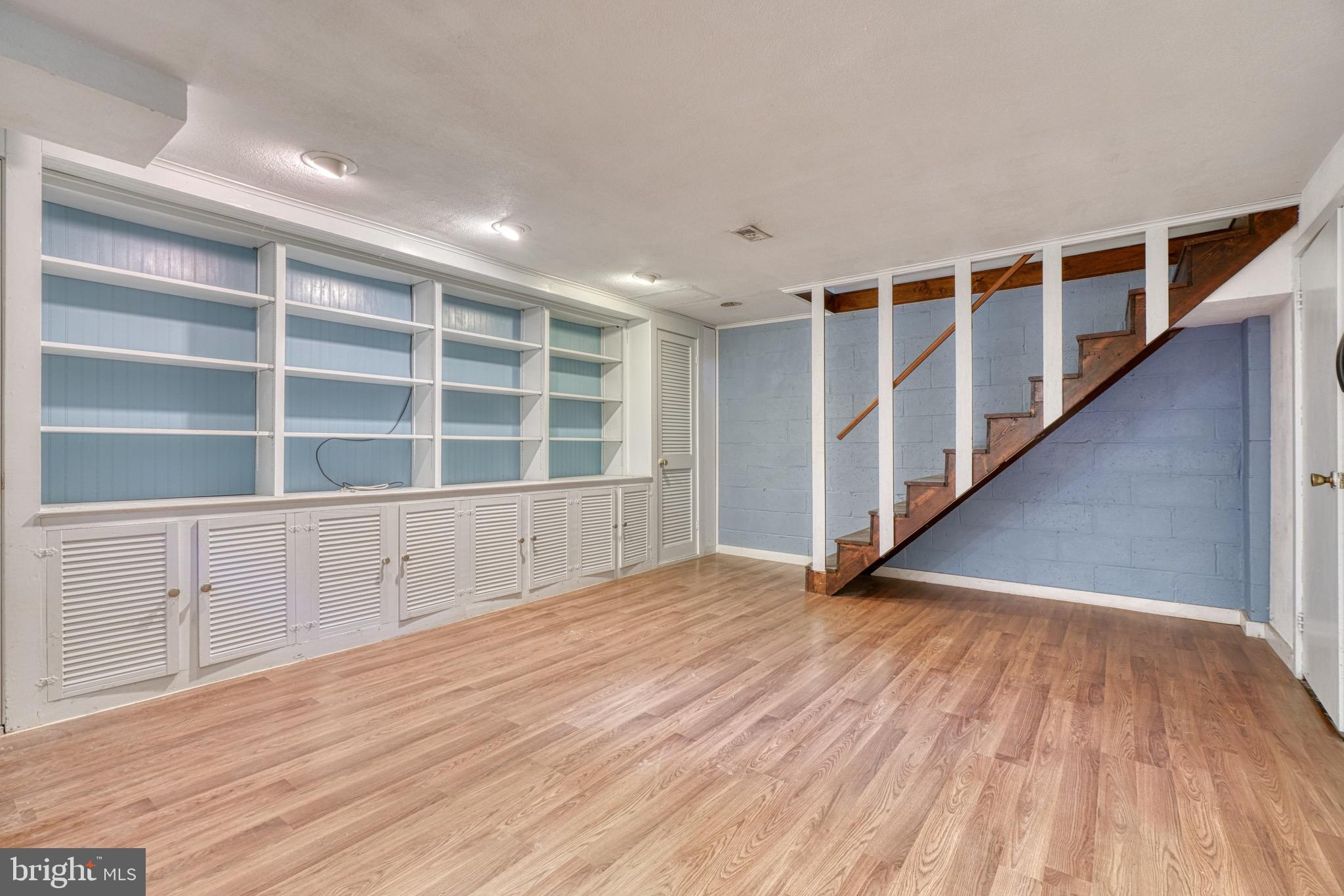 123 Stanmore Road Baltimore, MD 21212 - Photo 25 of 34 REC ROOM WITH BUILT IN'S