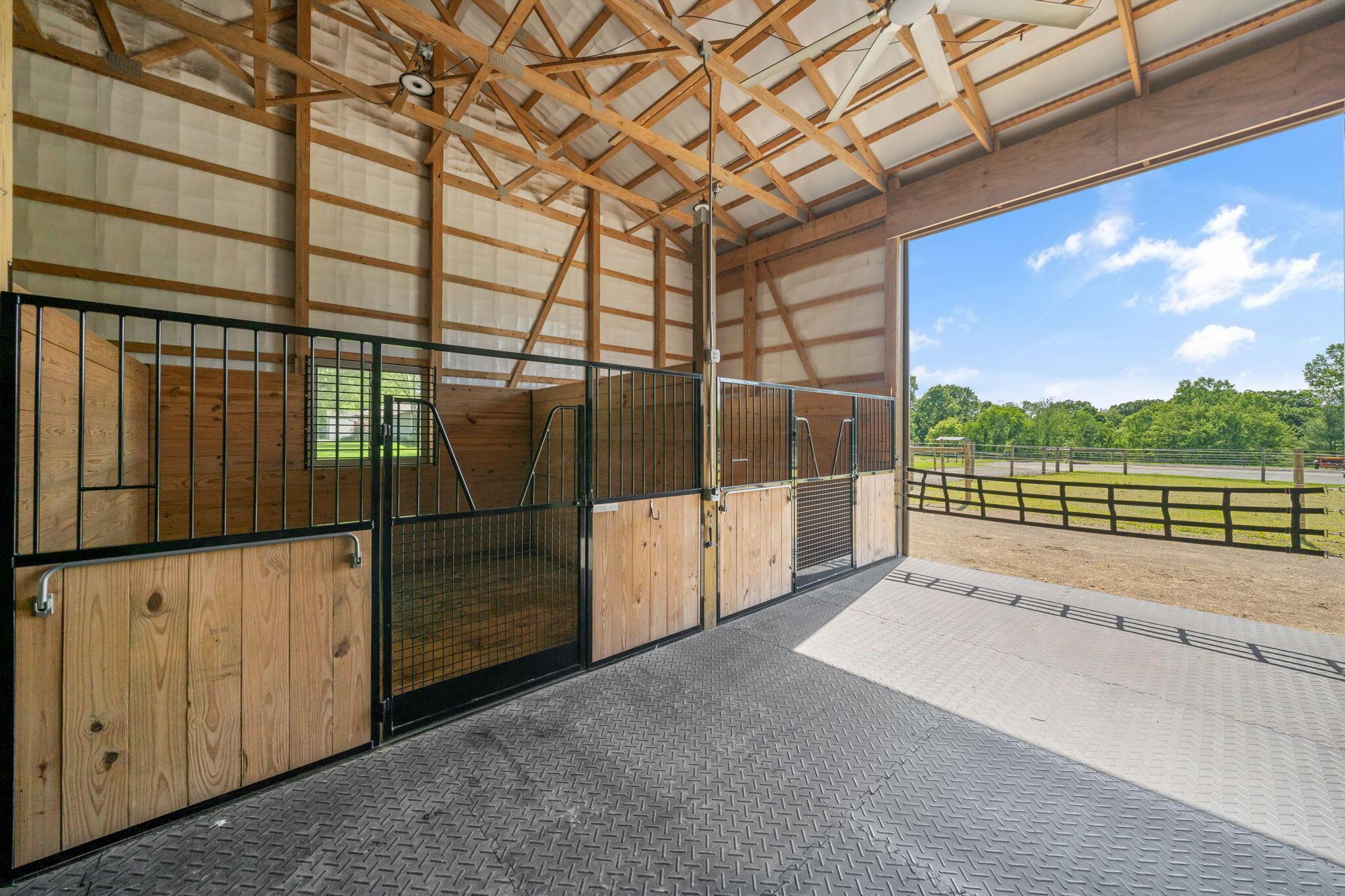5516 Lancaster Road Hebron, OH 43025 - Photo 60 of 116 All stalls with mats, fans