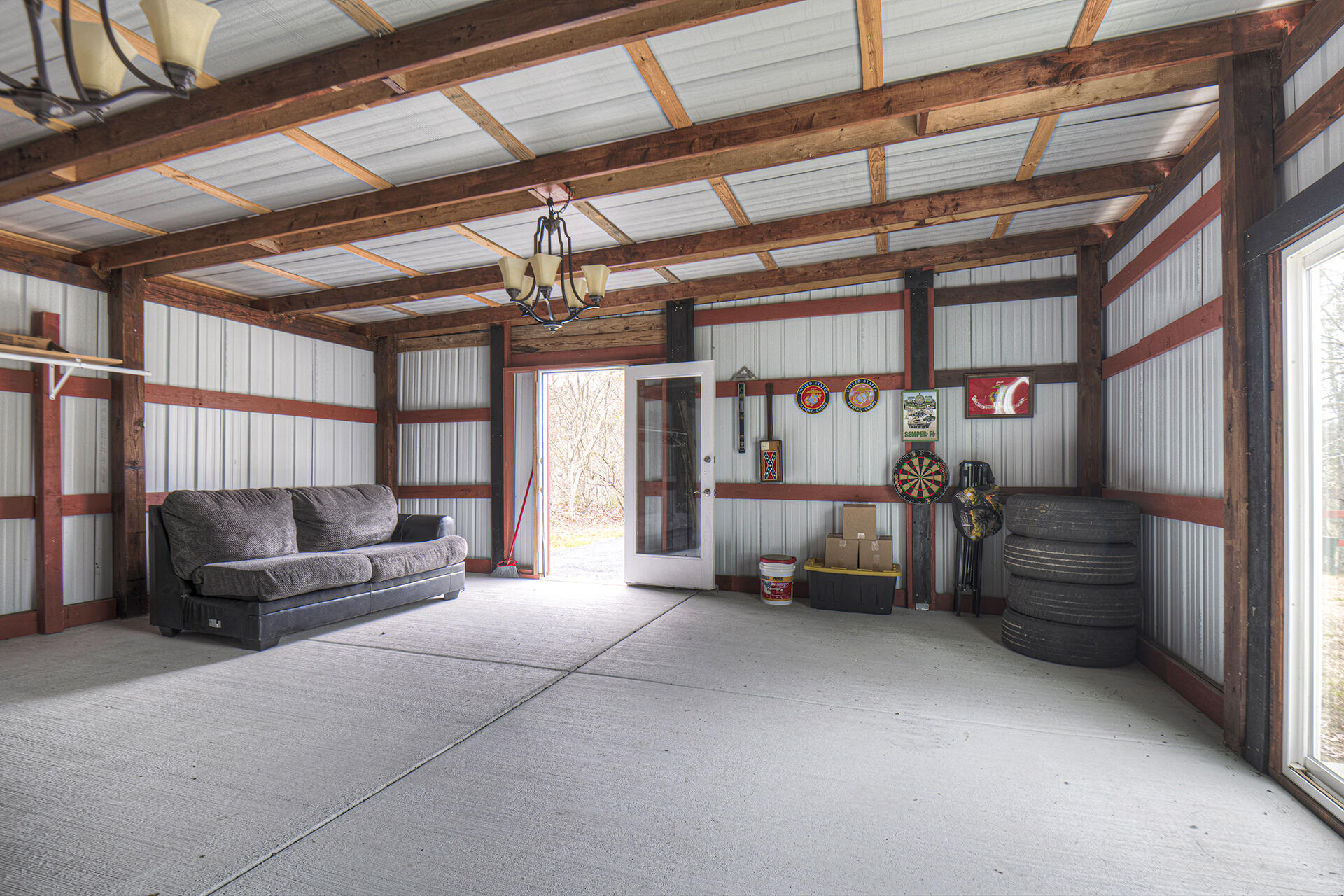 81 Shrader Lane Ringgold, GA 30736 - Photo 14 of 23 inside metal garage