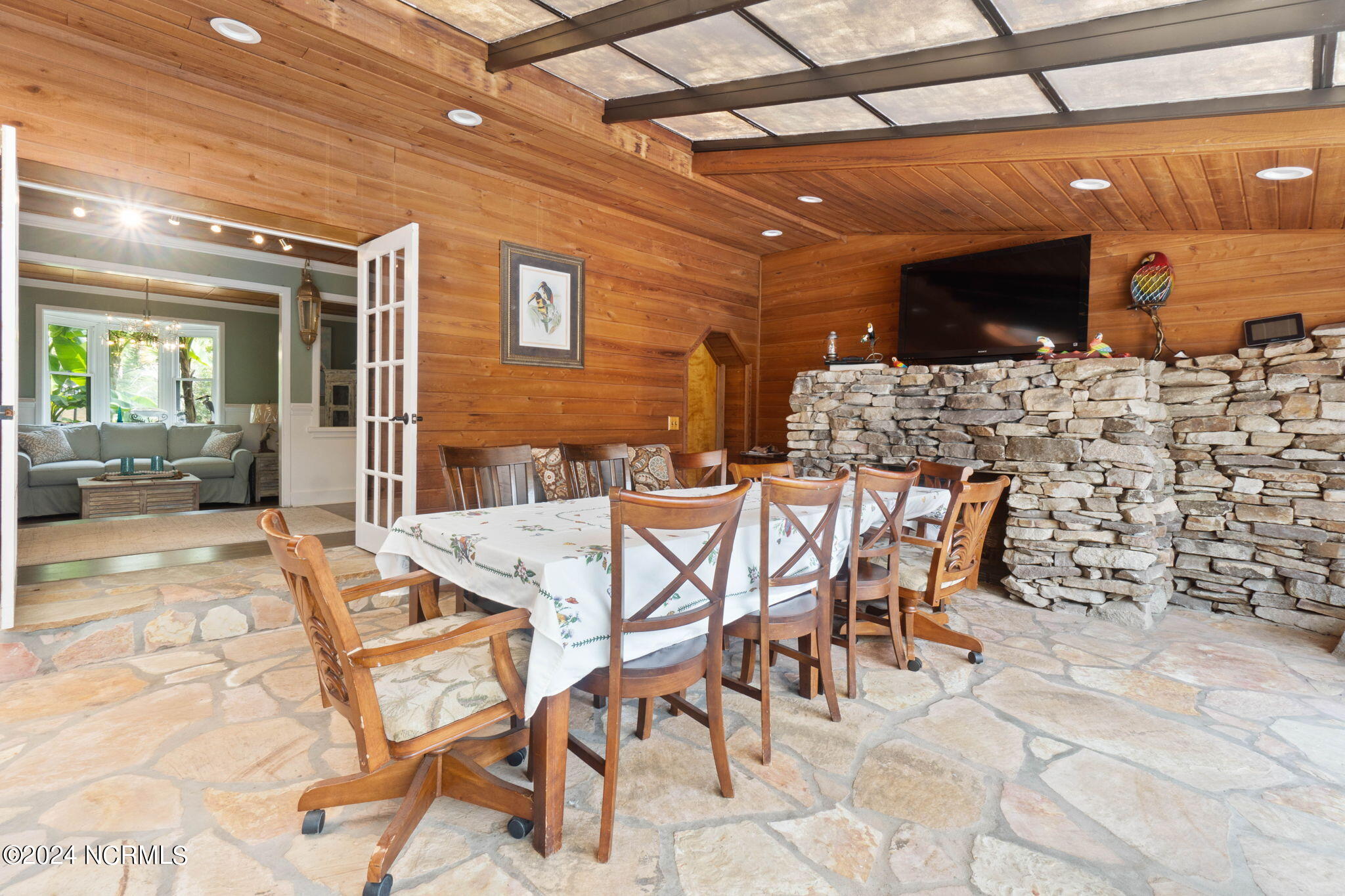 1491 Lanvale Road Leland, NC 28451 - Photo 27 of 95 Sunroom with Fireplace
