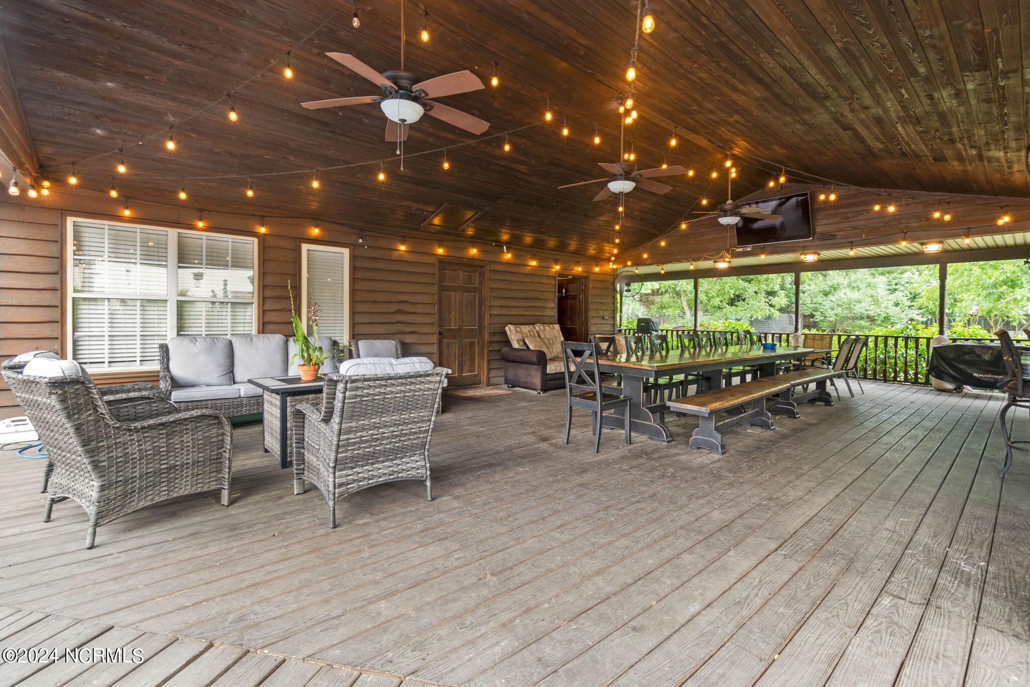 1491 Lanvale Road Leland, NC 28451 - Photo 64 of 95 Outdoor Covered Deck by Pool