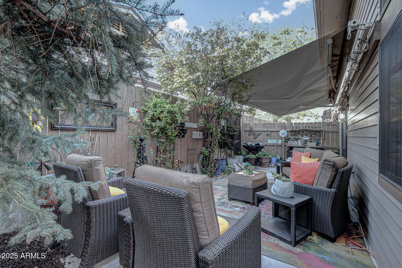 1501 North Beeline Highway, Unit 19 Payson, AZ 85541 - Photo 10 of 31 a outdoor space with patio fireplace and furniture