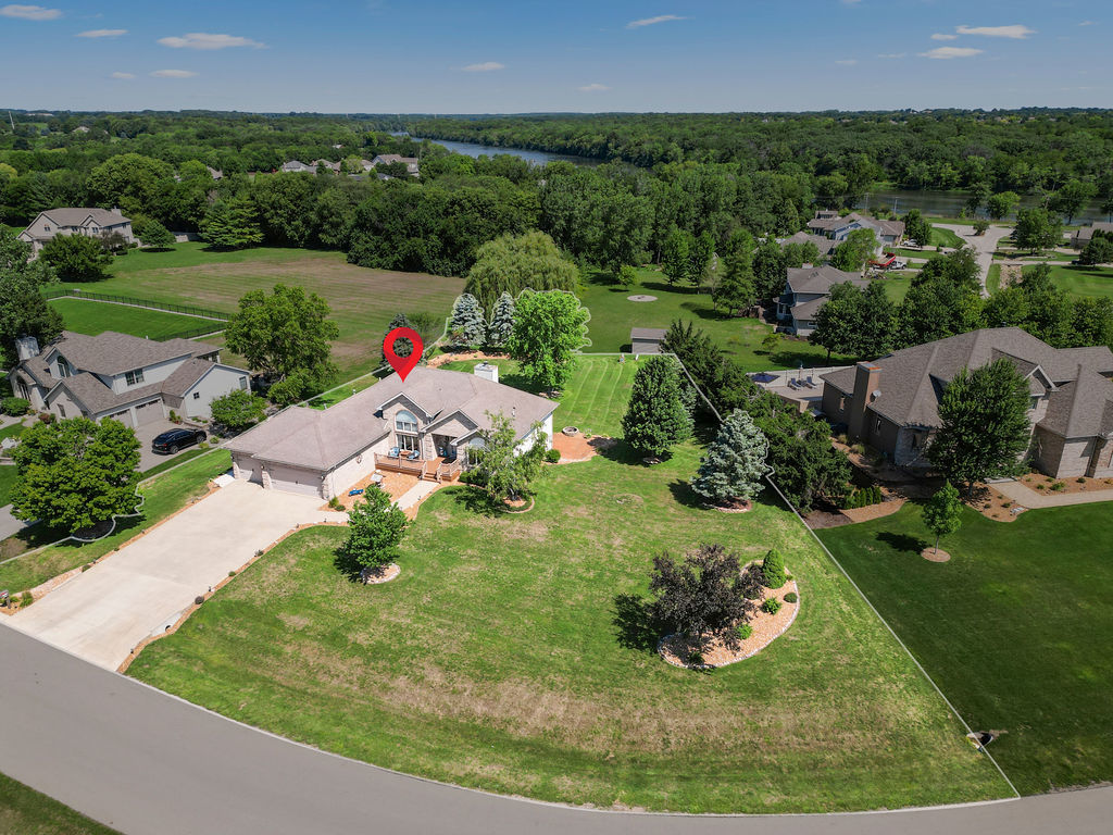 2364 Sunset View Lane Kankakee, IL 60901 - Photo 3 of 35 an aerial view of a house