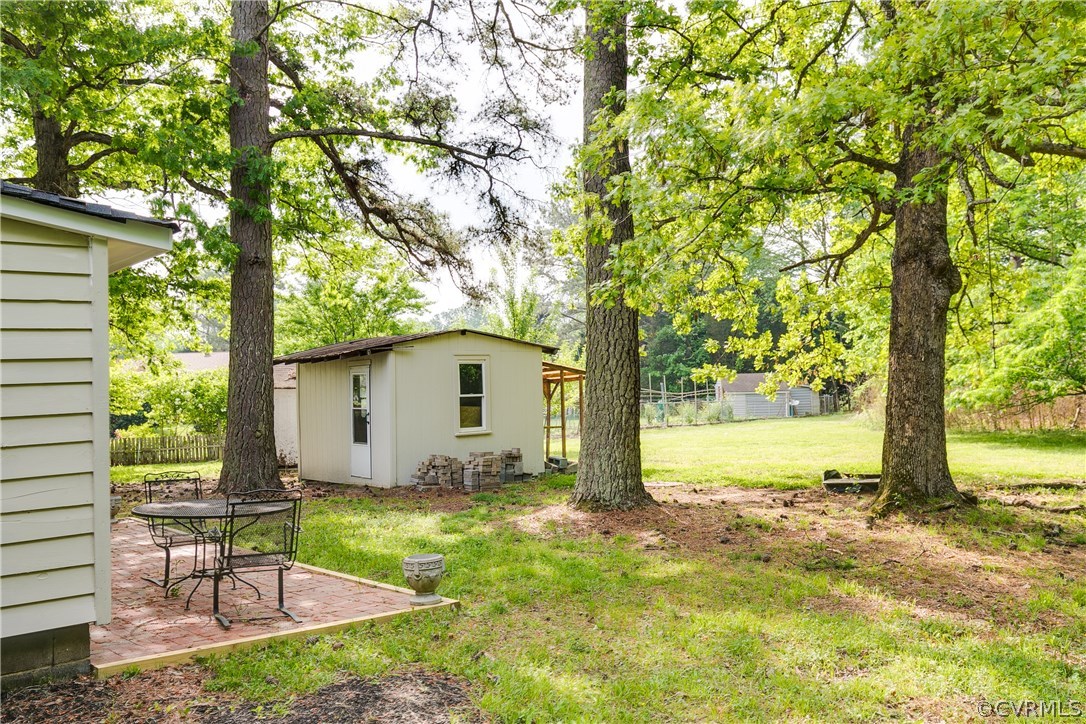 3801 Lakeview Road Colonial Heights, VA 23834 - Photo 23 of 29 Additional view of the rear yard with one of two d