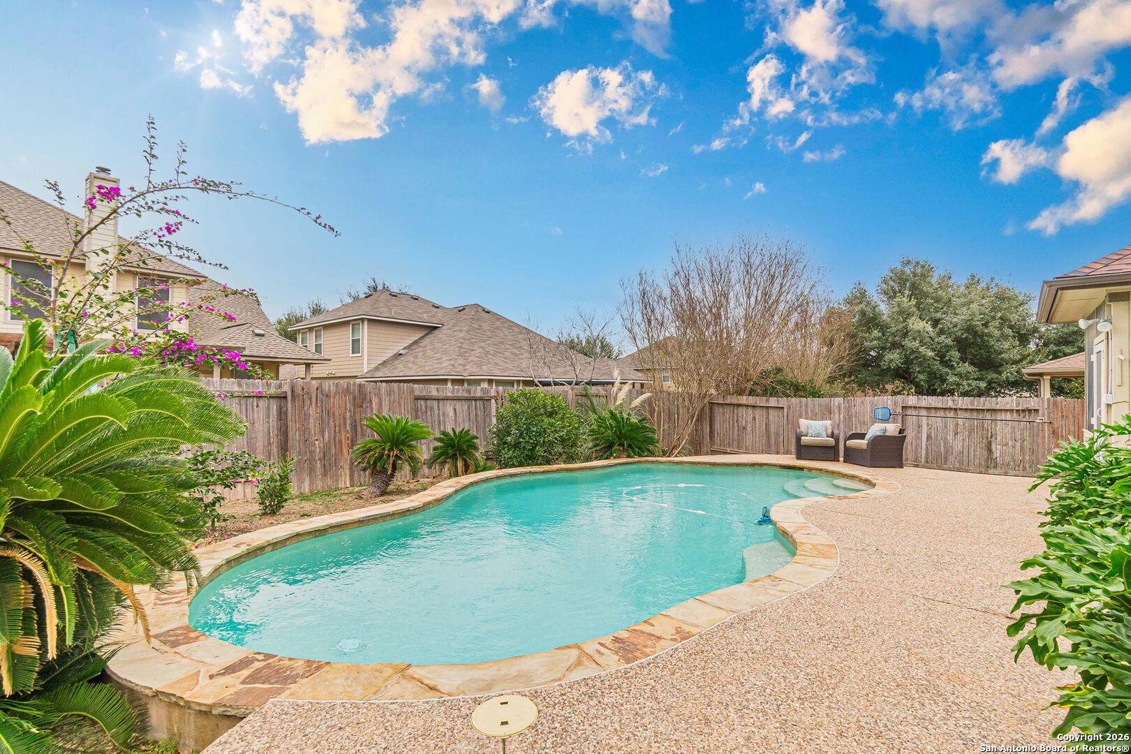 204 Wildcat Run Cibolo, TX 78108 - Photo 2 of 41 a view of a backyard