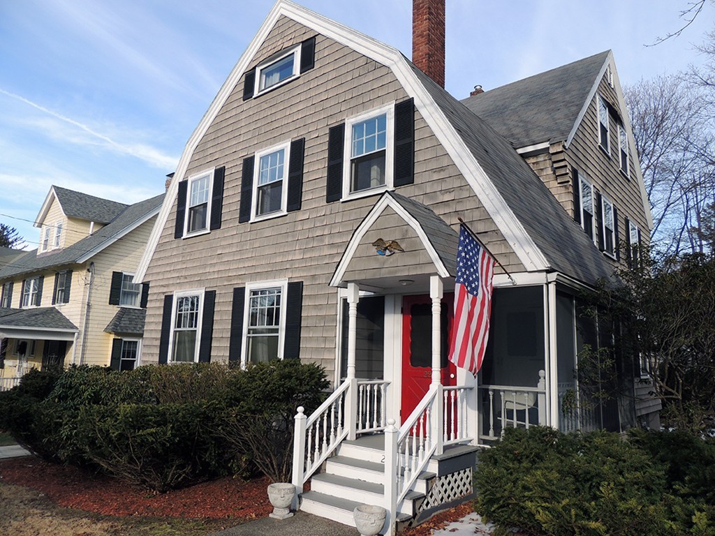 22 Symmes Road Winchester, MA 01890 - Photo 1 of 20 a front view of a house with a yard