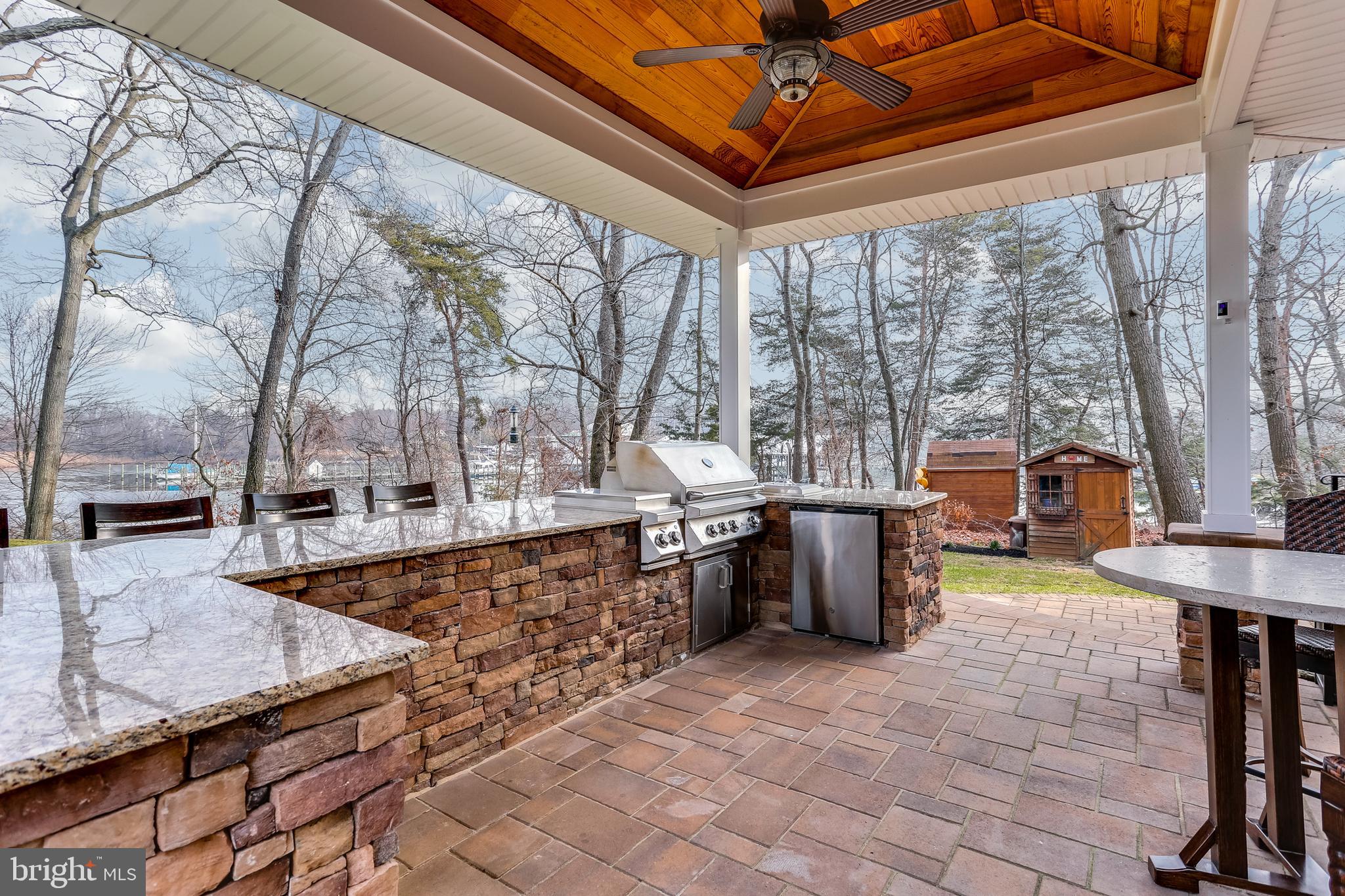 7673 Colonial Beach Road Pasadena, MD 21122 - Photo 76 of 86 Custom designed outdoor entertaining area