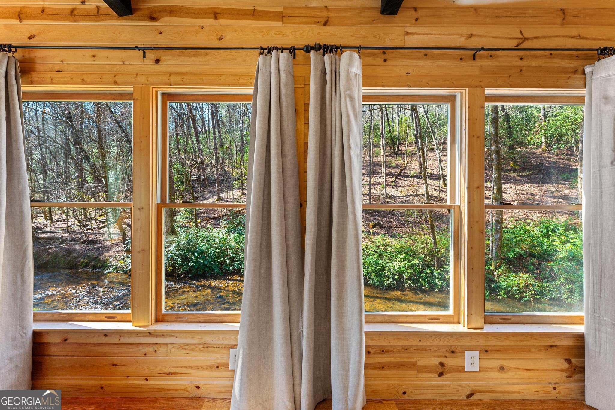 310 Blue Ridge Drive Sautee Nacoochee, GA 30571 - Photo 28 of 78 a view of a glass door with a from a window