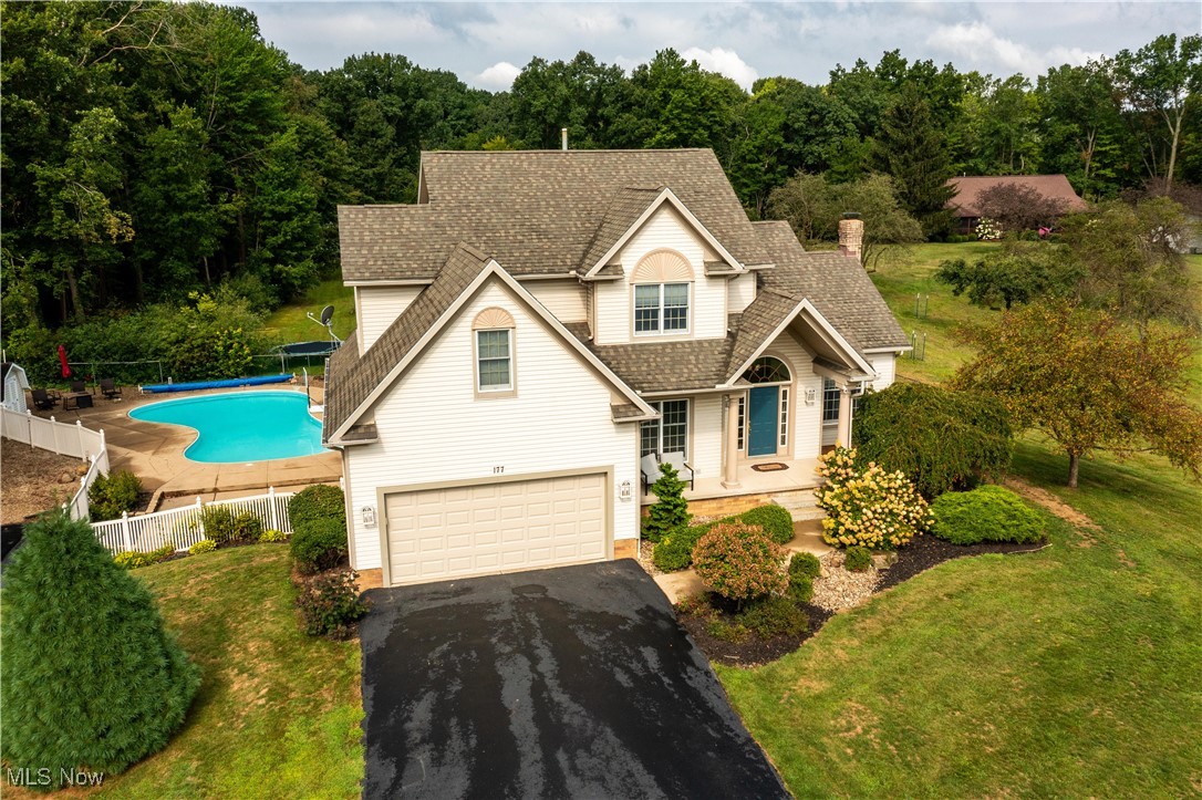 177 Mishler Road Mogadore, OH 44260 - Photo 4 of 50 Aerial view of front of the home