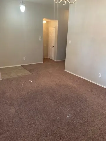 a view of an empty room