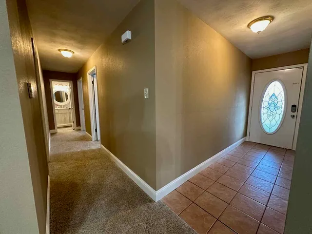 a view of hallway with elevator