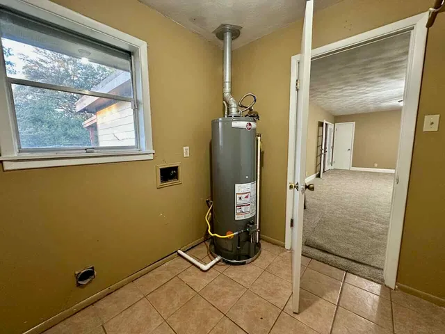 a view of a bathroom with a shower