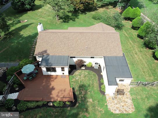3086 Conestoga Road Glenmoore, PA 19343 - Photo 18 of 22 Back Deck, Patio and Fenced Backyard