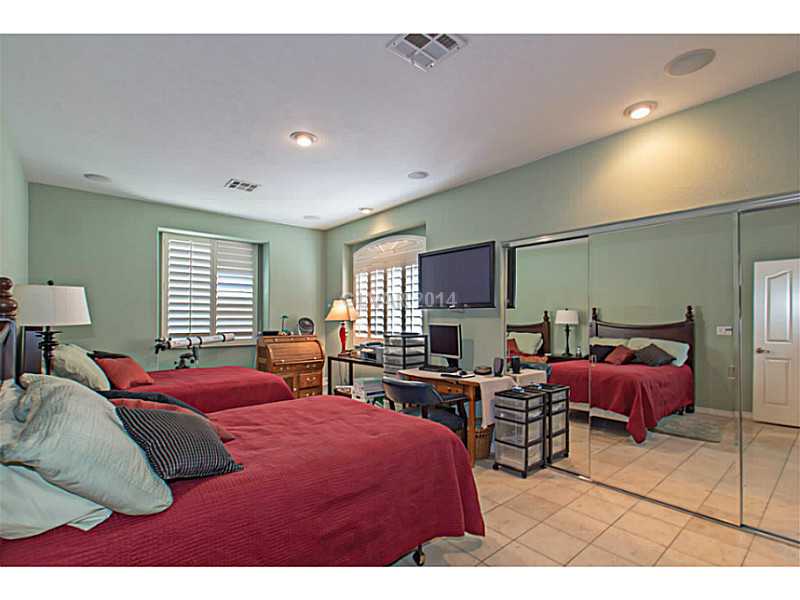 905 Collingtree Street Las Vegas, NV 89145 - Photo 12 of 35 Bedroom. Large Second Bedroom like second Master Suite w/ Direct Access to 2nd Bath. Also includes Flat Screen TV & Components